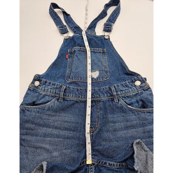 Levi Strauss & Co Girl's Size 16 Regular Jean Shortalls - Picture 3 of 5